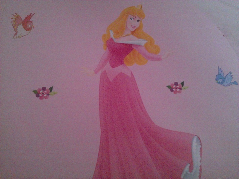 Samolepky Disney. Princezna Šípková Růženka.